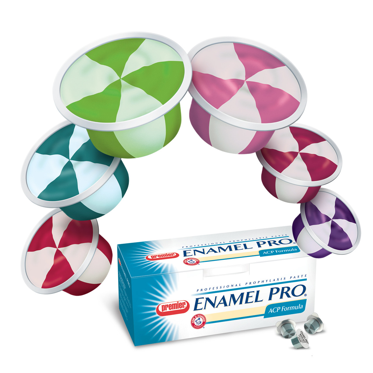 200/PACK PREMIER ENAMEL PRO PROPHY PASTE ACP Formula Grit and Flavor OPTIONAL