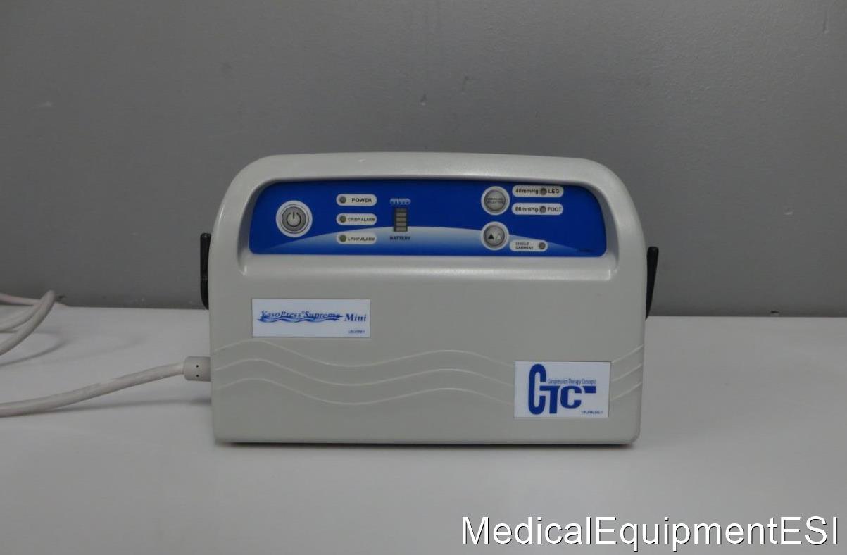 VasoPress Mini Supreme DVT Pump VP500DM with Tubing & Medium Calf Garment