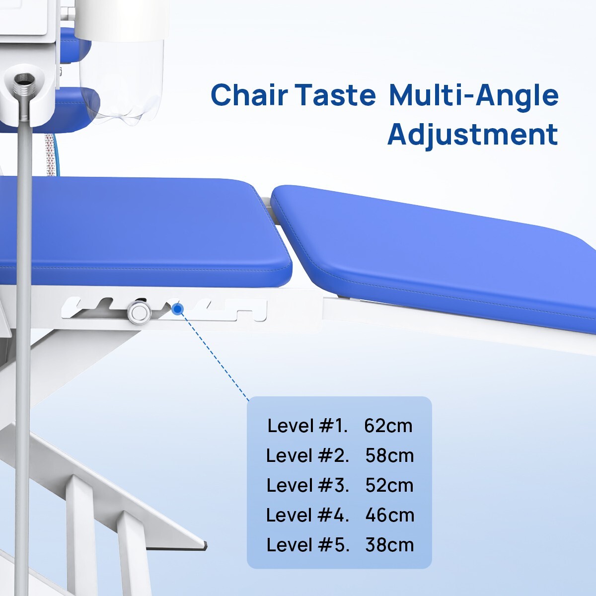 Unidad Dental Móvil con Elevación Eléctrica / Silla Plegable Portátil + Turbina