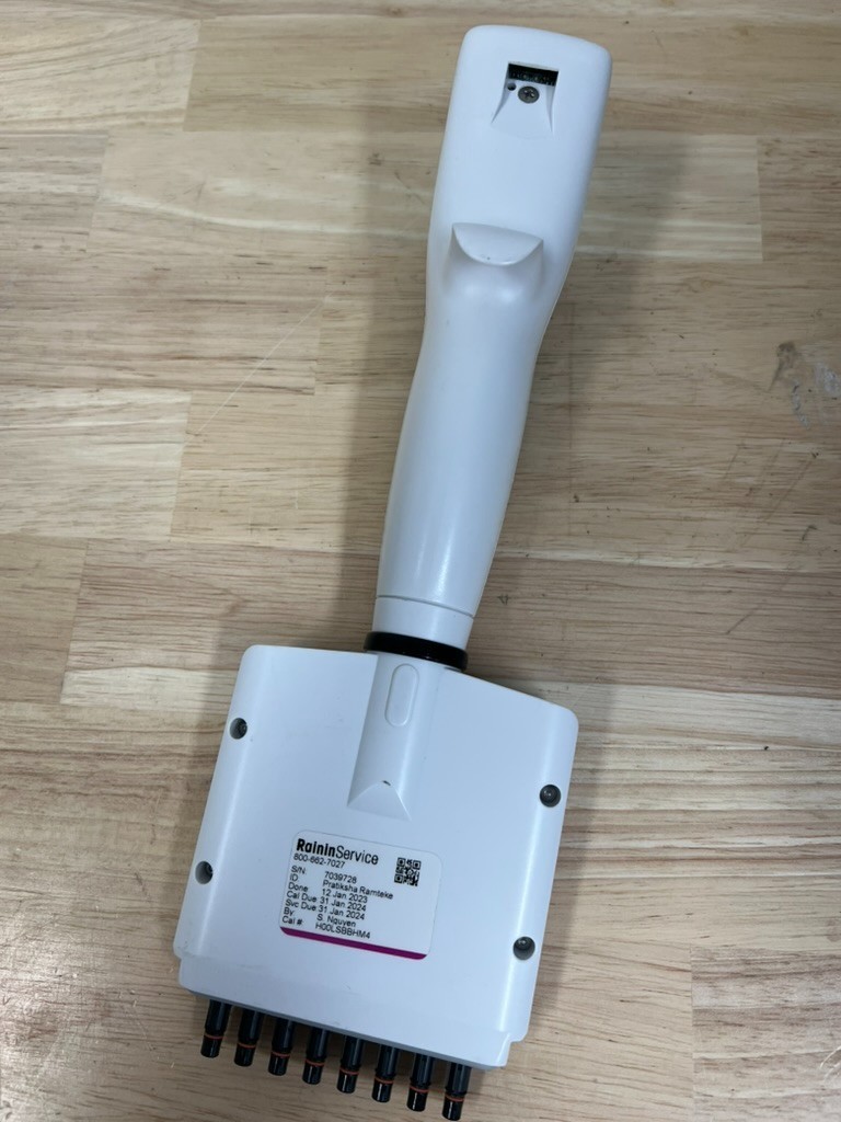 INTEGRA 8 CHANNEL 300 uL VIAFLO ELECTRONIC PIPETTE DIGITAL 4623 WARRANTY