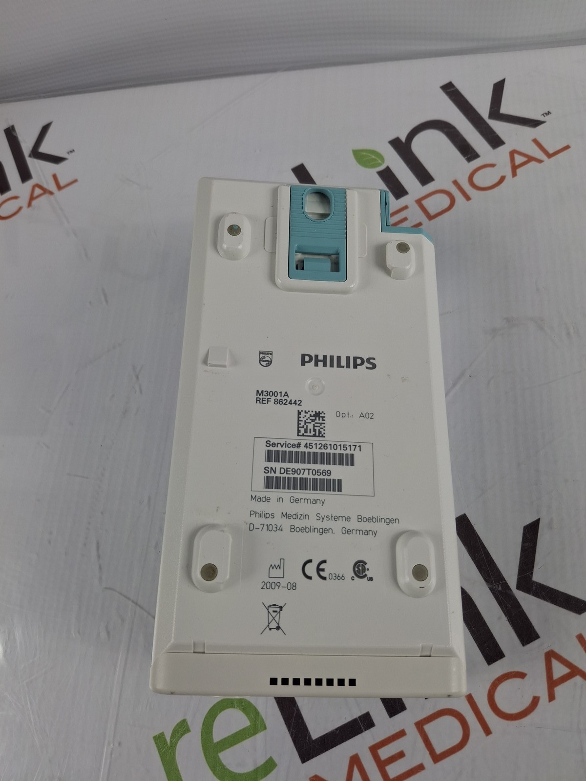 Philips M3001A-A02 OxiMax SpO2, NIBP, ECG MMS Module