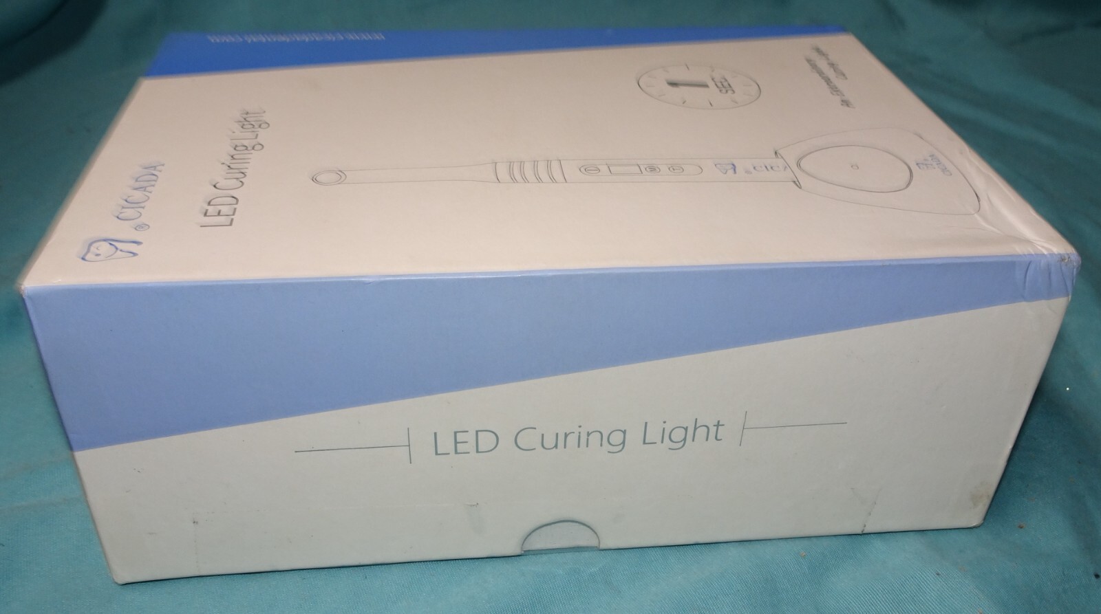 new open box = cicada led curing light cv 215 gun