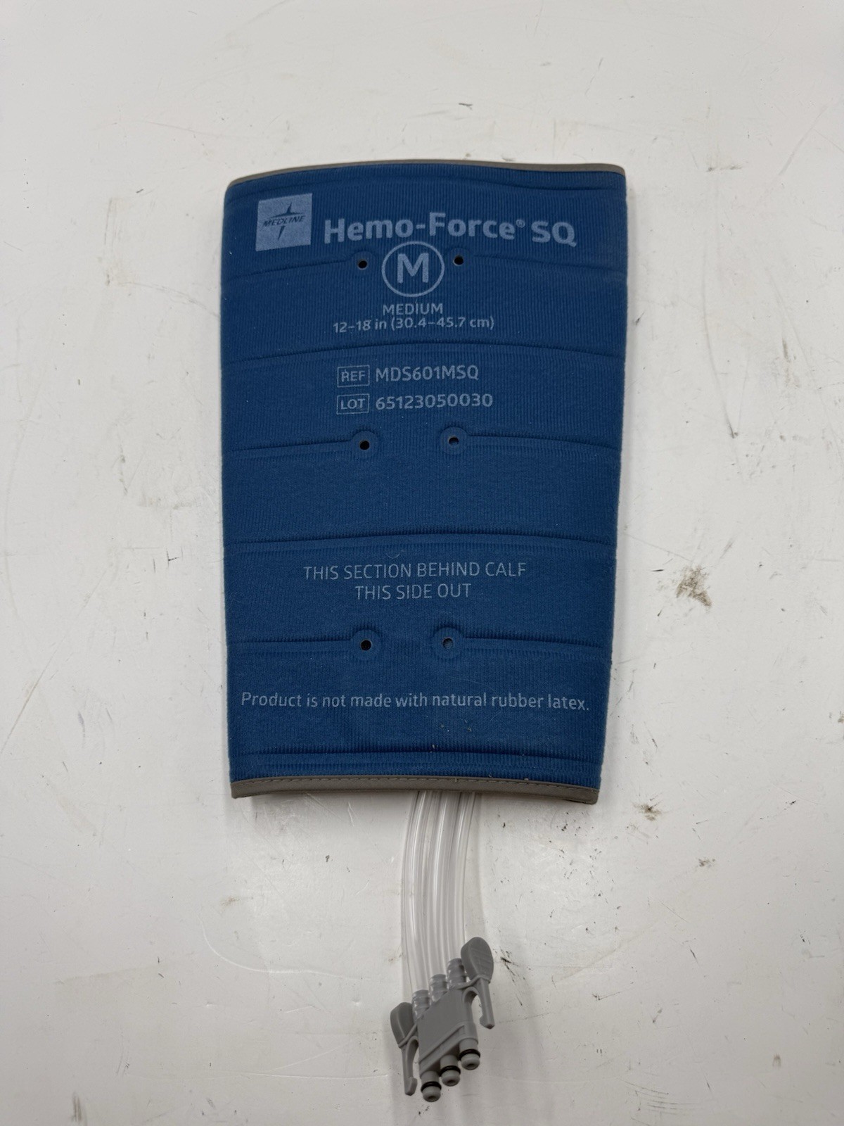 Medline Hemo-Force MDS601MSQ Intermittent DVT Calf Garment Sleeve Medium M