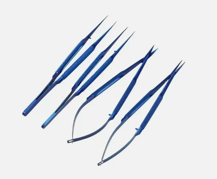 Titanium Micro Surgery instruments 5.5″ inches 4 four items