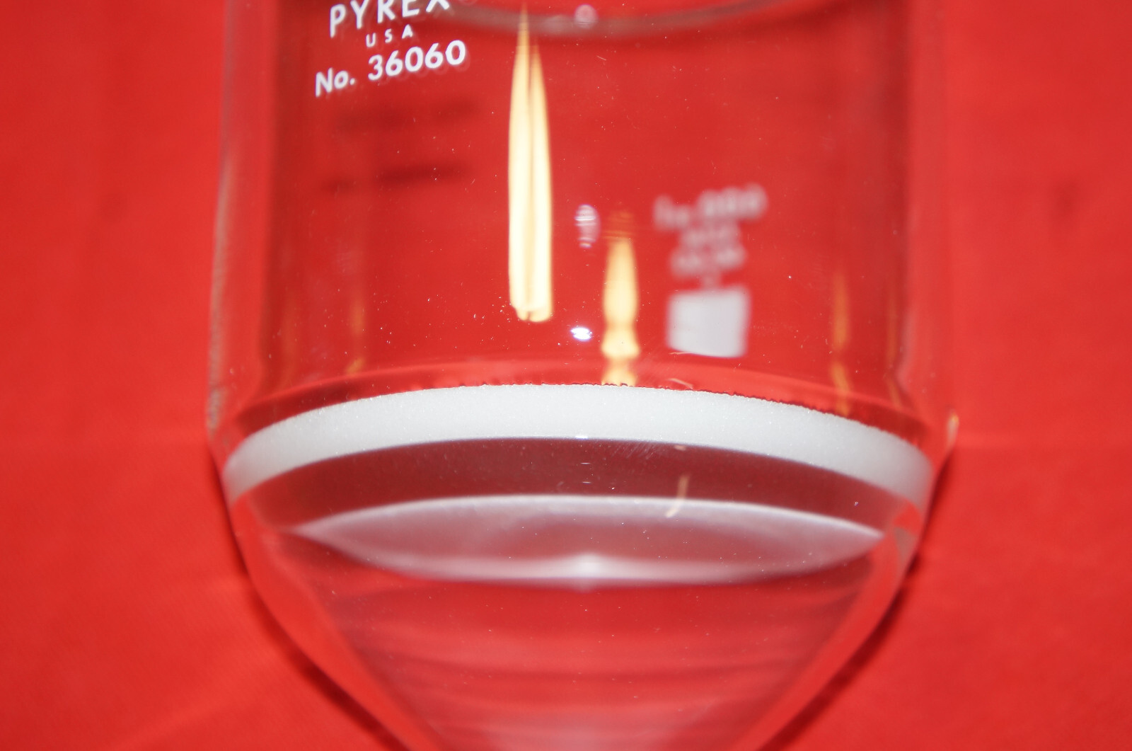 CORNING PYREX Glass Buchner Funnel, 90mm Coarse Frit, 600ml #36060-600C (NEW!)