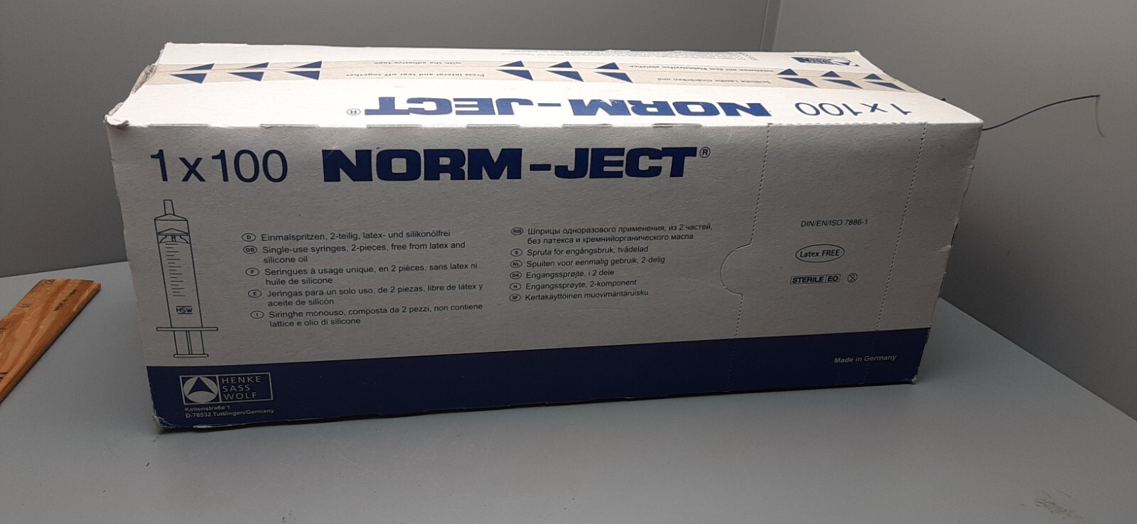 (100/Pk) HSW NORM-Ject 10mL Luer Lock 4100-X00V0