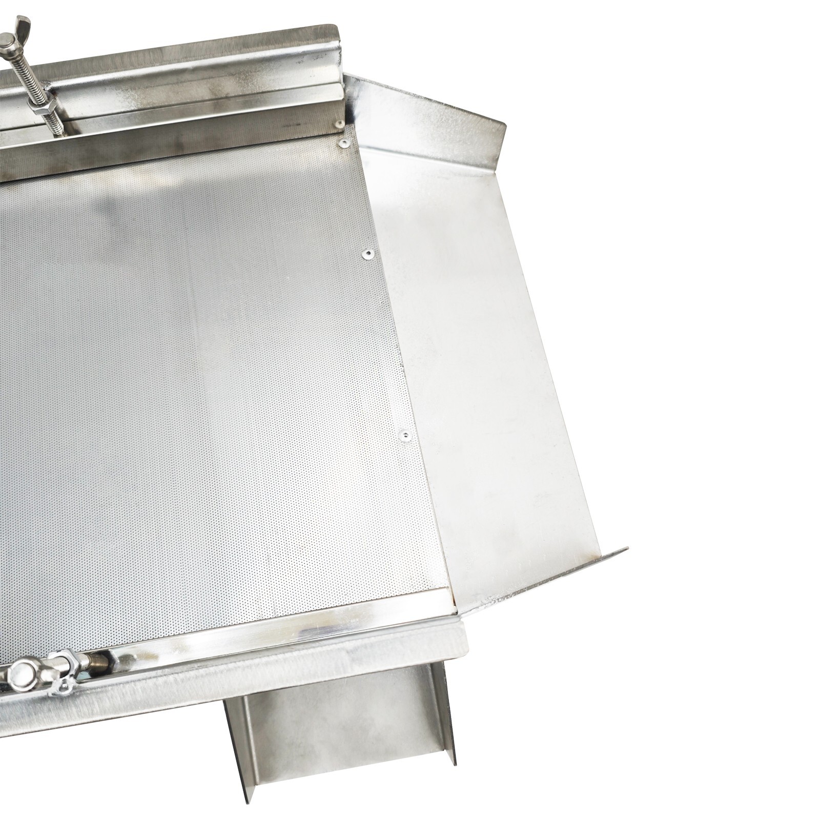 Linear Vibrating Screen 110V 80W 33.86″x13.4″x15.75″ 0.5mm Round Holes