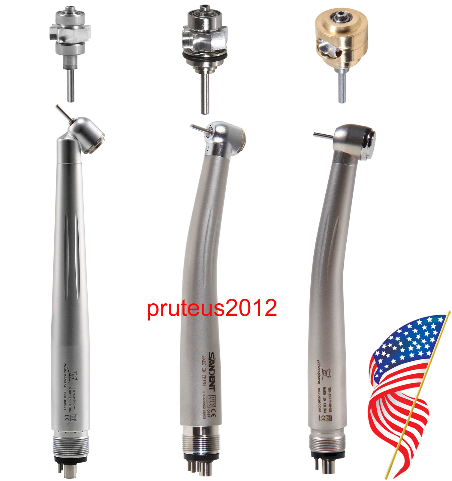 Dental High Speed Handpiece Turbine Cartridge Rotor For Standard/Big/45 Degree