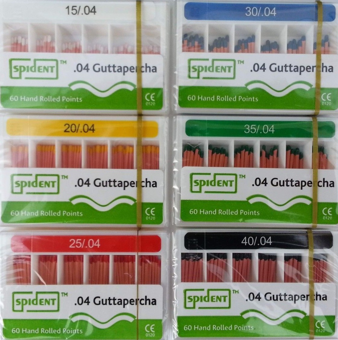 Spident – Gutta Percha .04 Taper Size
