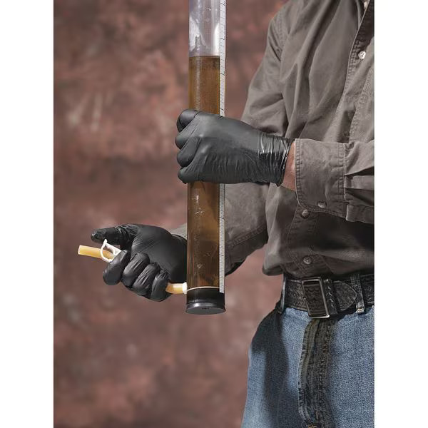 Showa 7700PFT, Disposable Gloves, 4 mil Palm, Nitrile, Powder-Free, XL (10), 50