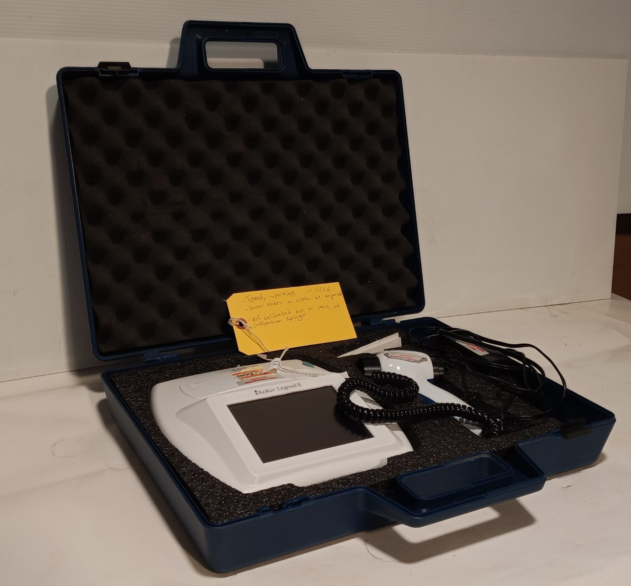 Nspire Health KoKo Legend II 315002 Spirometer w/Case, Handheld Sensor & Adapter