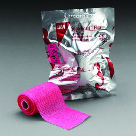 3M Scotchcast Plus Cast Tape 3in X 12ft Fiberglass Black, 4 Rolls