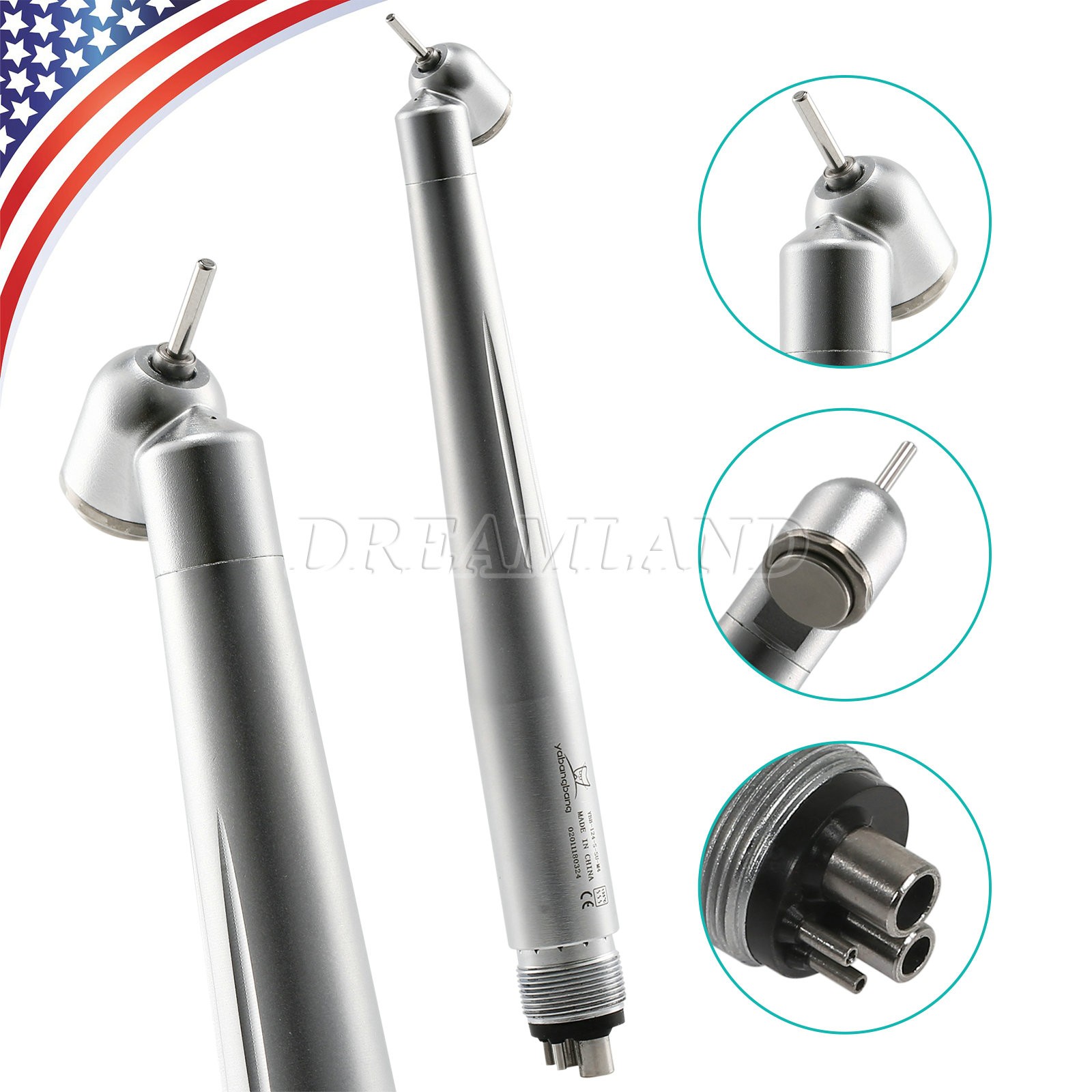 FG1.60mm Dental Contra Angle Inner/Exter Water Low Speed Handpiece BJ