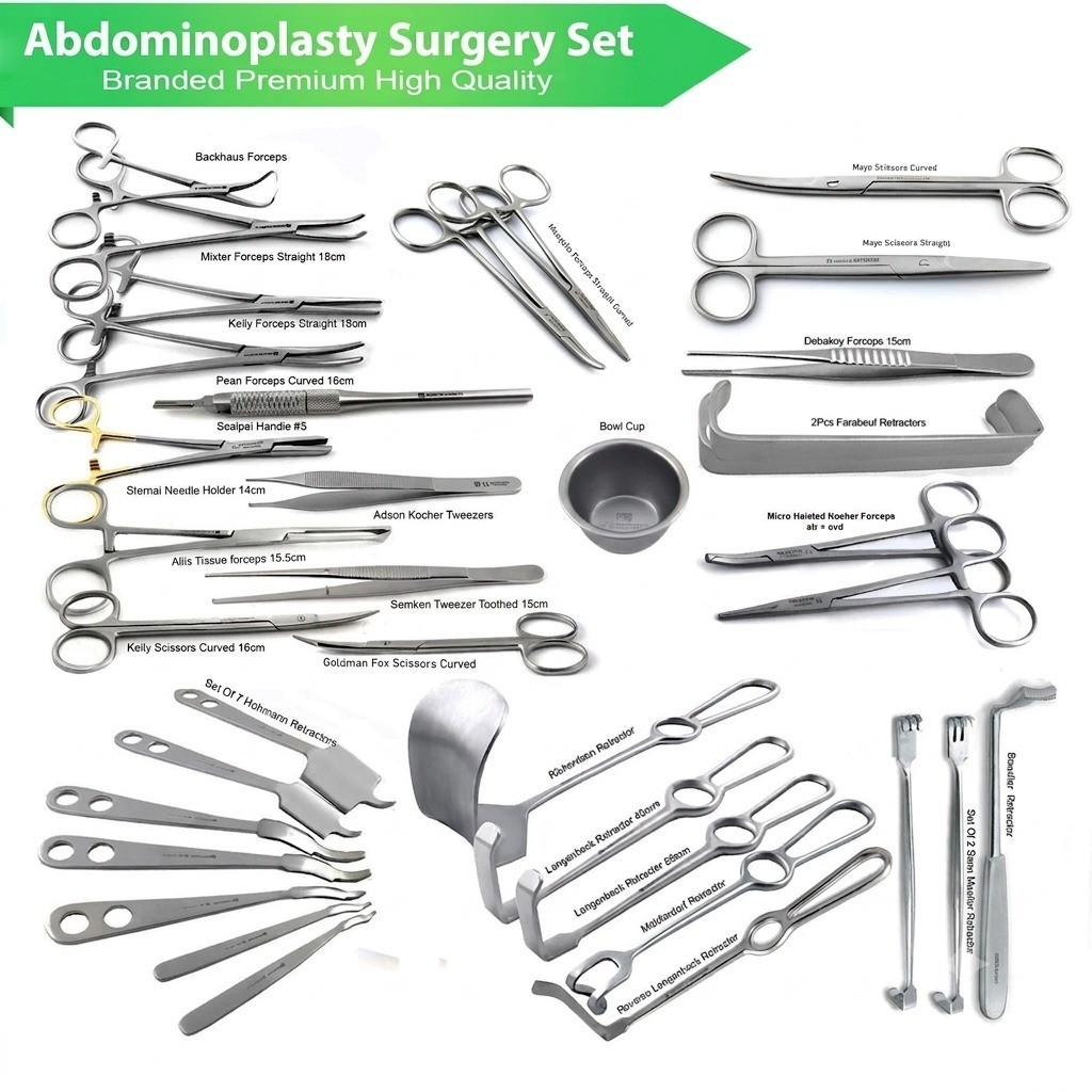 Abdominoplasty Surgery Instruments Set Surgical Instrument