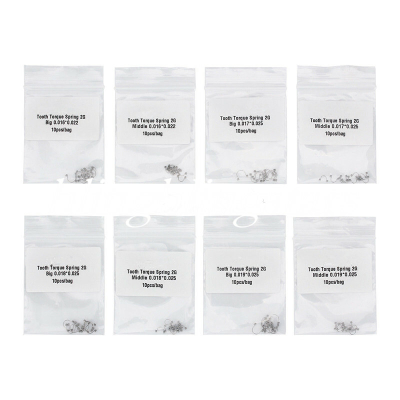 Dental Orthodontic Anterior Tooth Torque Rectangular Springs Large/Medium/Small