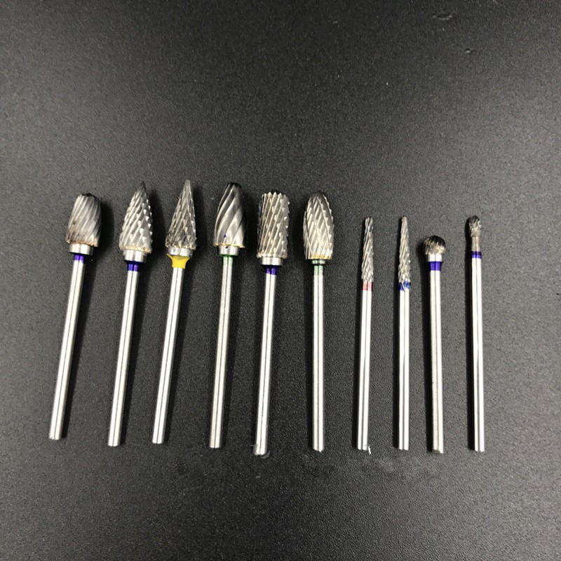 Dental Alloy Acrylic Tungsten Carbide Steel Cutter Kit Bur Drill Polisher 2.35mm