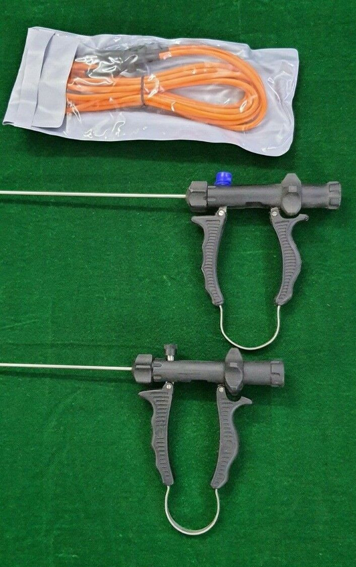 2pc Laparoscopic Bipolar Forceps U-Handle 3mmx280mm Surgical Instruments