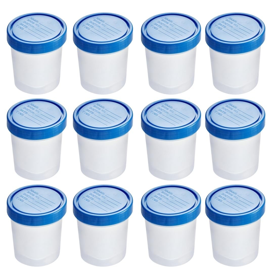 LabXcel Specimen Containers 120mL Polypropylene Screw Cap Jars