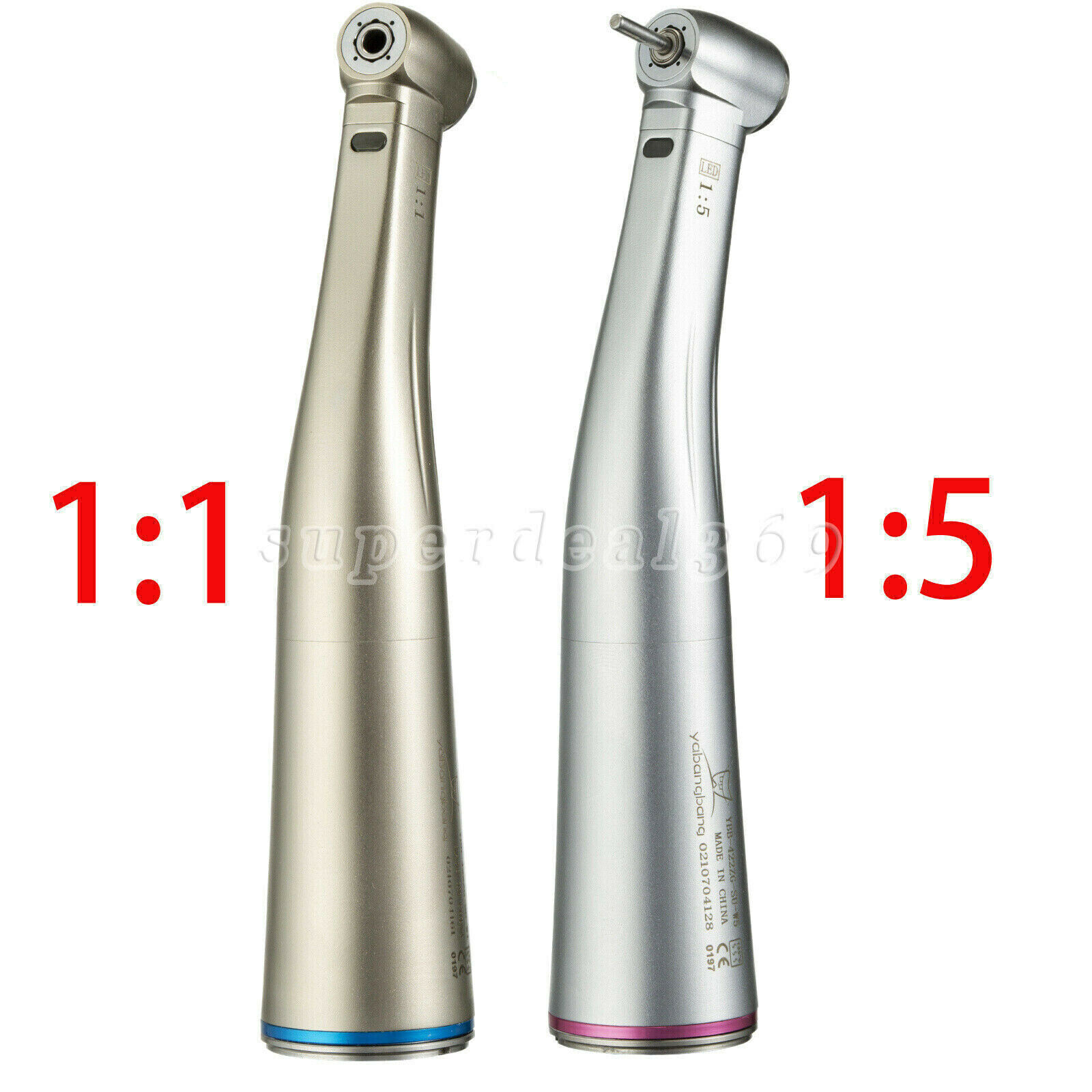 US! Dental NSK Style 1:1 1:5 Increasing (LED Light) Contra Angle Handpiece Or
