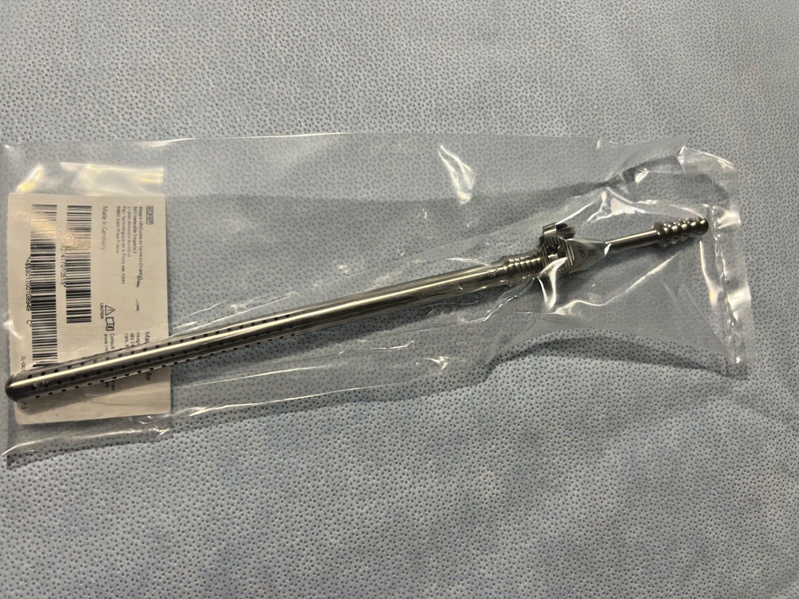 Integra Jarit 170-105 Poole Abdominal Suction Tube w/ Control Valve 10-1/2″