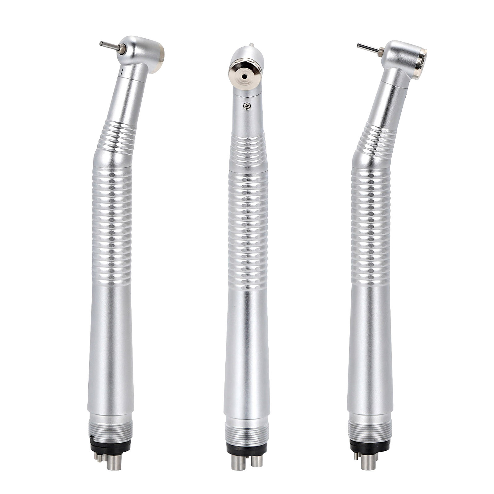 5X Dental High Speed Handpiece 4 Hole Push Button Air Turbine Single Water Spray