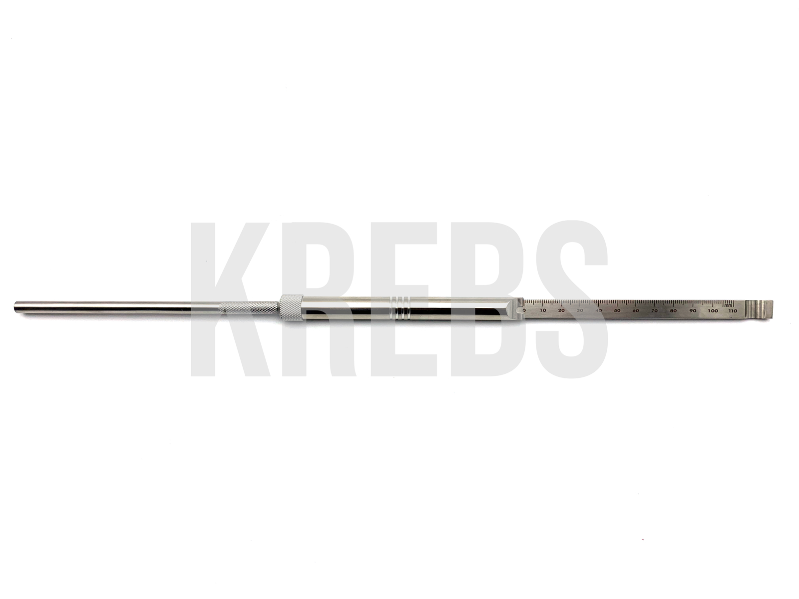Depth Gauge 4.5mm – 0mm to 110mm, 15” (39 cm) Orthopedic OR Grade Instrument