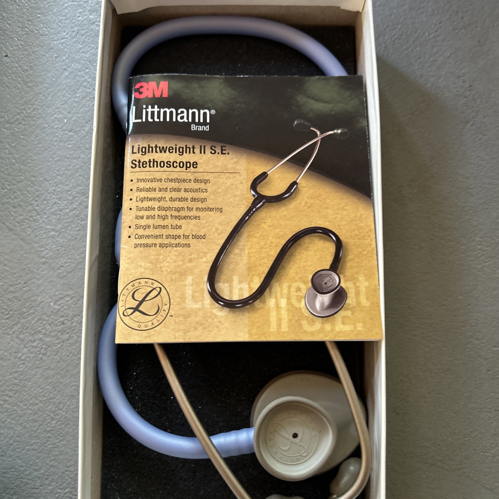 3M Littmann Lightweight II SE Lilac 2453 Stethoscope 28 In Box Doctor Nurse