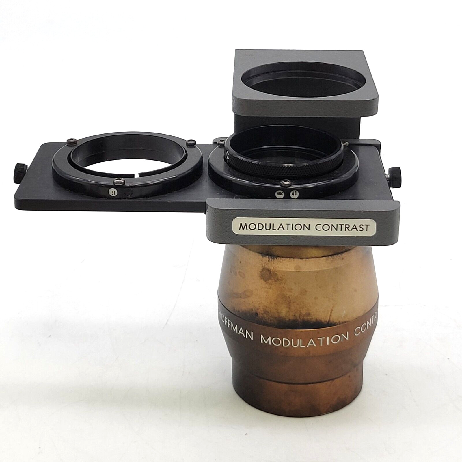 Hoffman Modulation Inverted Microscope Condenser Model EP4 40mm WD 0.5NA HMC 40