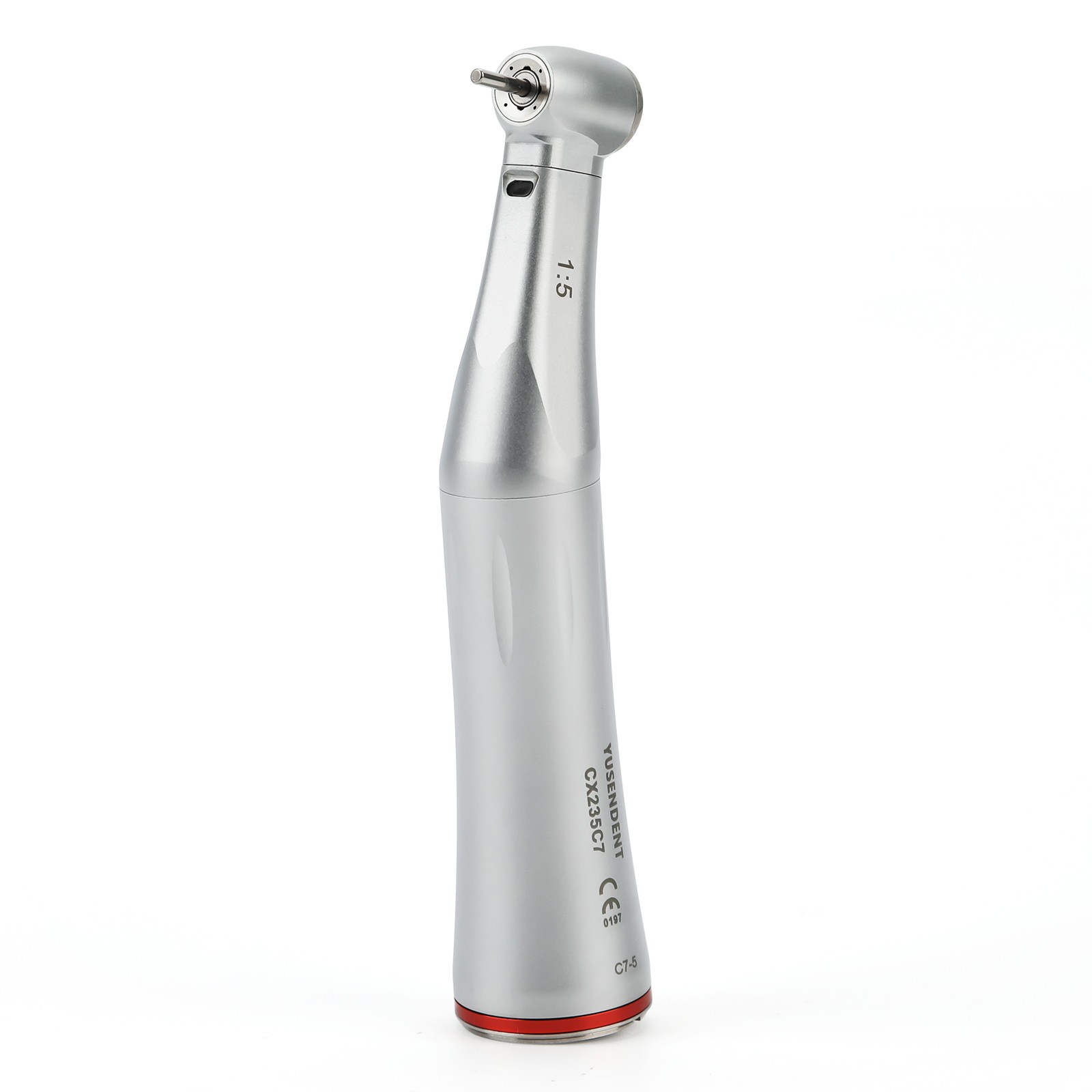 COXO CX235C7 Dental Fiber Optic LED Standard Head 1:5 Contra Angle Handpiece