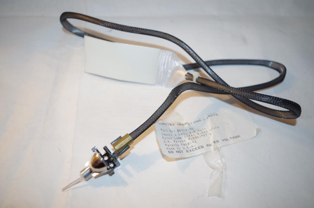 LUMITEX FIBER OPTIC LIGHT CABLE # BB2-6.0W 6VDC 6WATTS NEW!