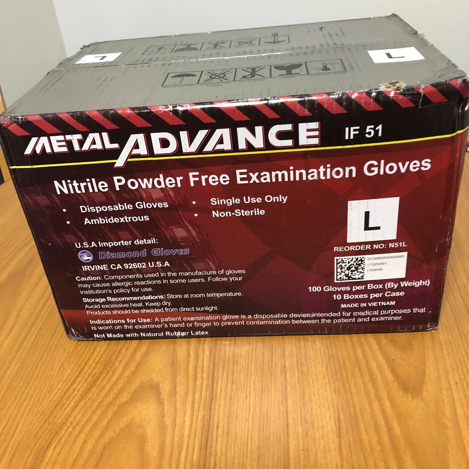 Nitrile Exam Gloves Black – Case – 1000 Count, 5 Mil, Latex Free, Powder Free