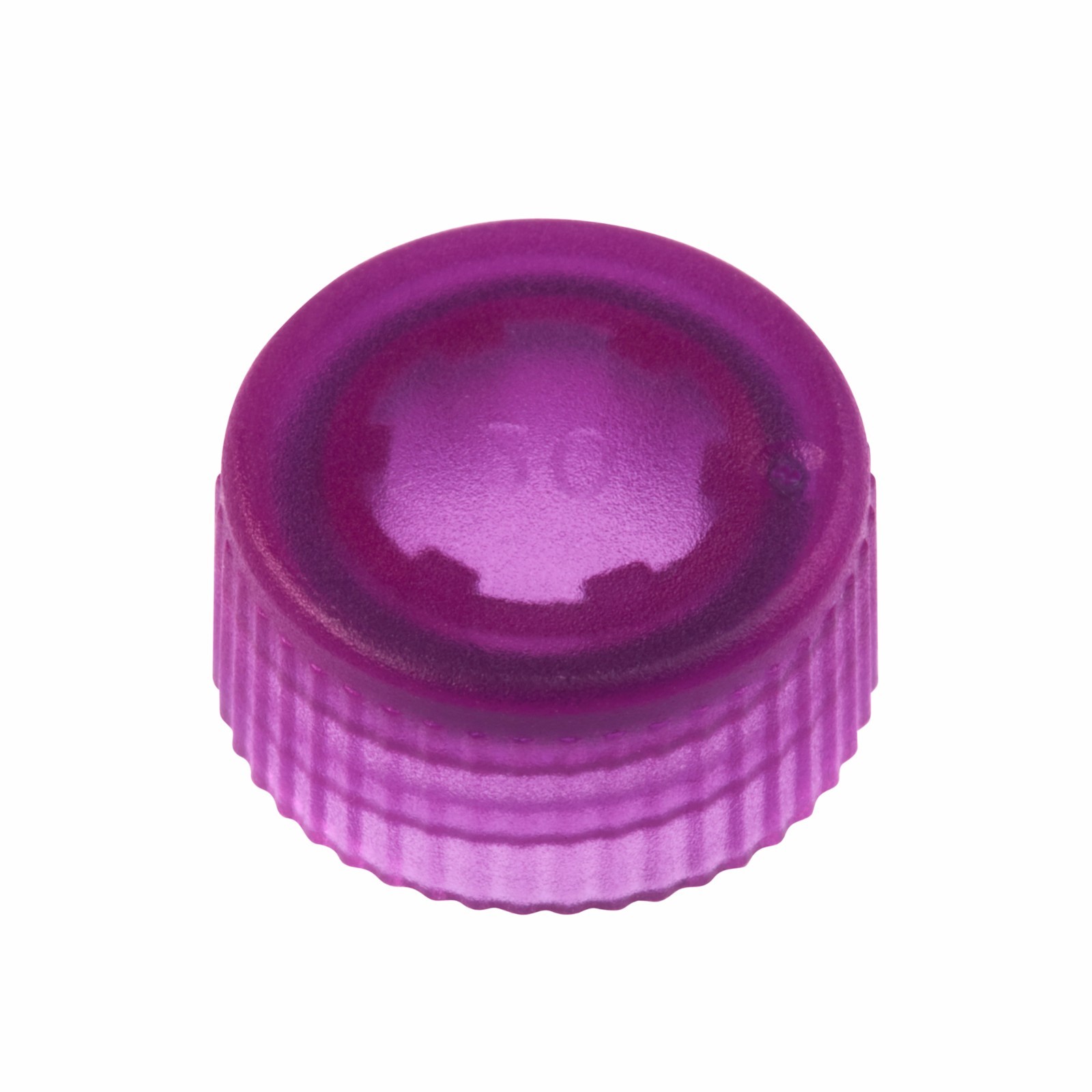 CELLTREAT CAP ONLY ,Screw Top Micro Tube Cap,O-Ring,Translucent, Purple #230842P