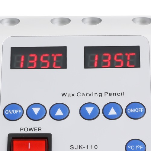 Dental Lab Electric Waxer Wax Blade Carving Pencil Carver Pen Pot w/ 6 Tips Pro