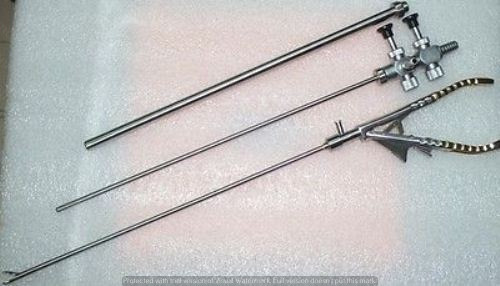 2pc Laparoscopic Gynecology Needle Holder & Suction Irrigation 10mmx330mm