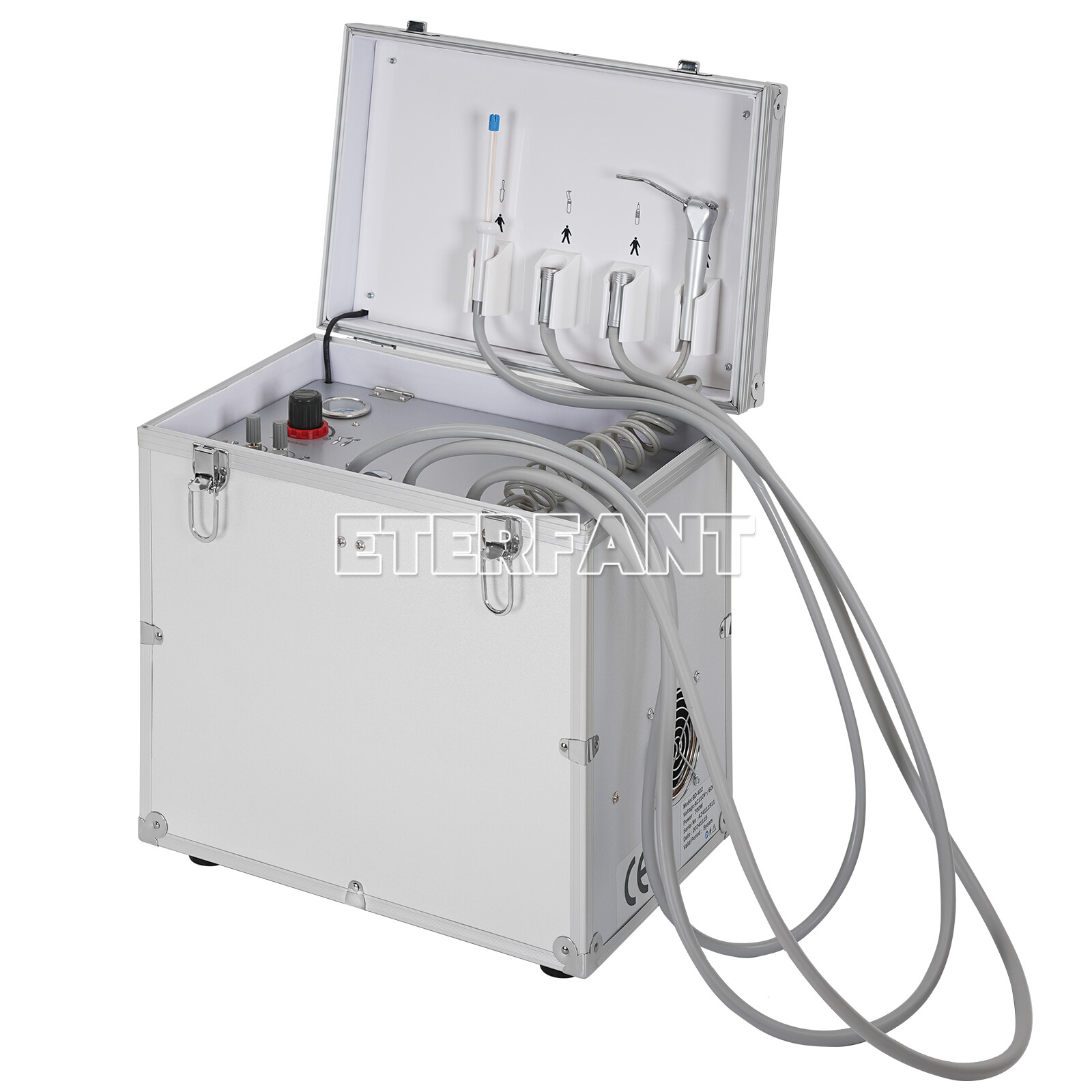 Dental Portable Delivery Unit Air Compressor Suction System 4 Holes BD-402 US