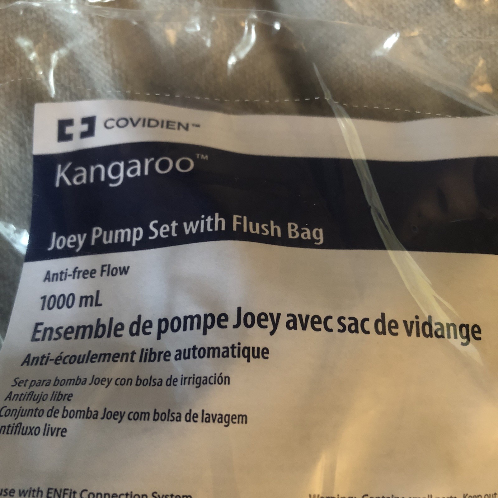 Lot of 30 Joey Pump Feeding Bags Set w/Flush Bag 1000mL REF 763662 New