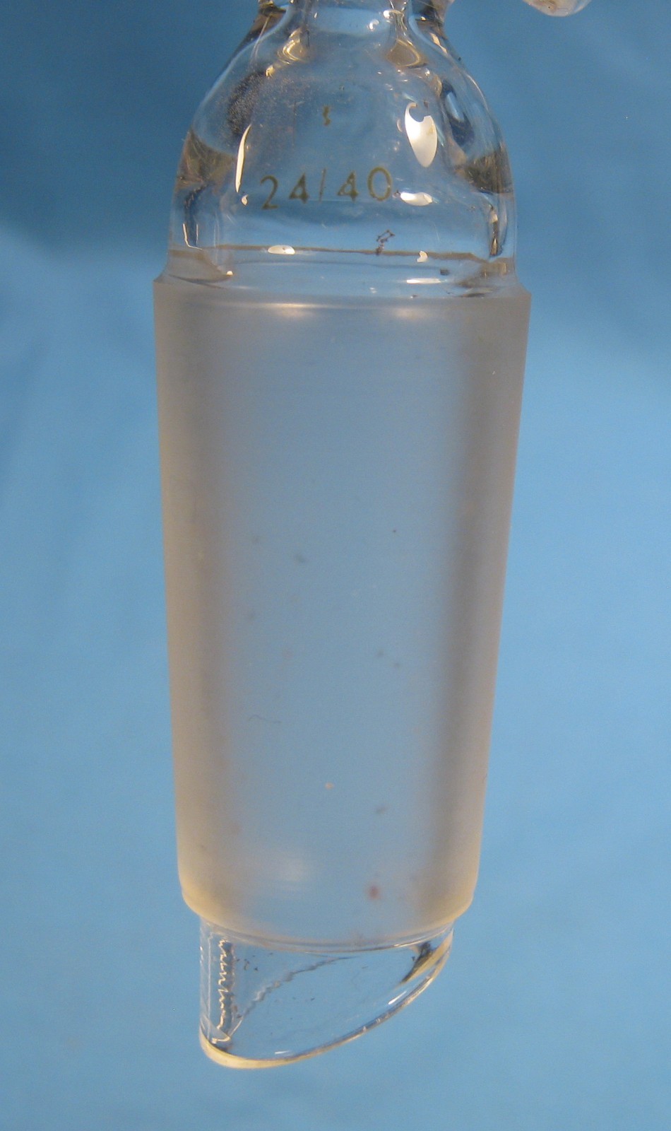 PYREX 100 ML SEPARATORY FUNNEL CYLINDRICAL 24/40 TEFLON FREE SHIPPING 6-C