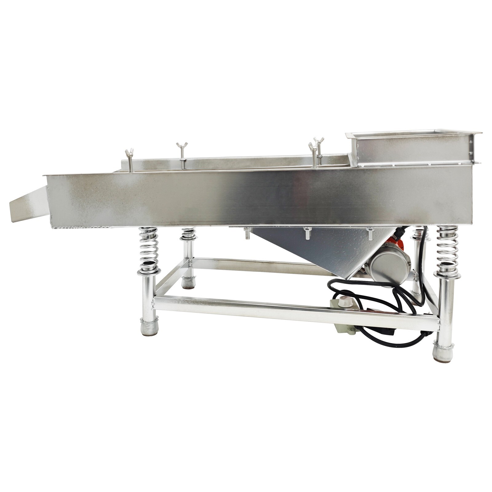 Linear Vibrating Screen 110V 80W 33.86″x13.4″x15.75″ 0.5mm Round Holes
