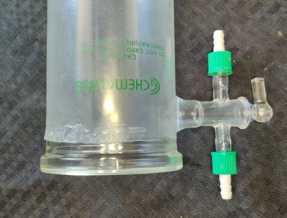 Chemglass Coated Glass “C” Rotary Evaporator Complete Dry Ice Condenser Assembly