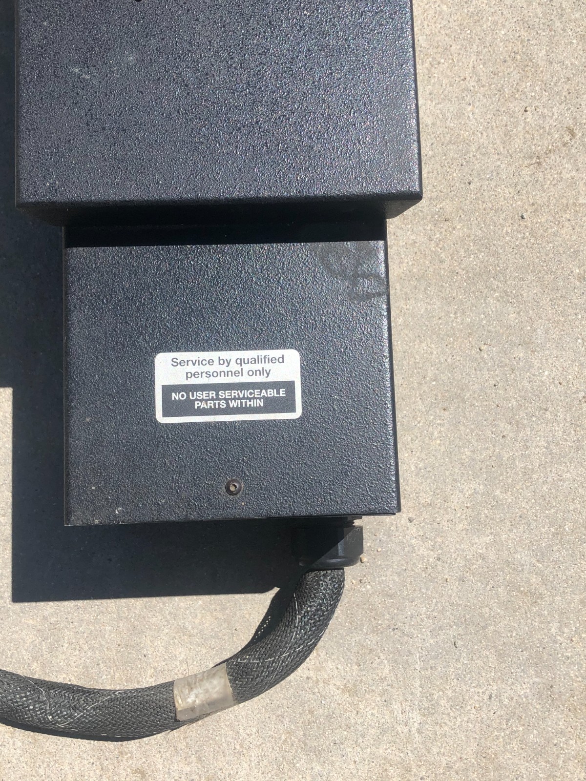 SPECTRA PHYSICS LASERS MODEL 177-G7205 AIR COOLED ION LASER HEAD