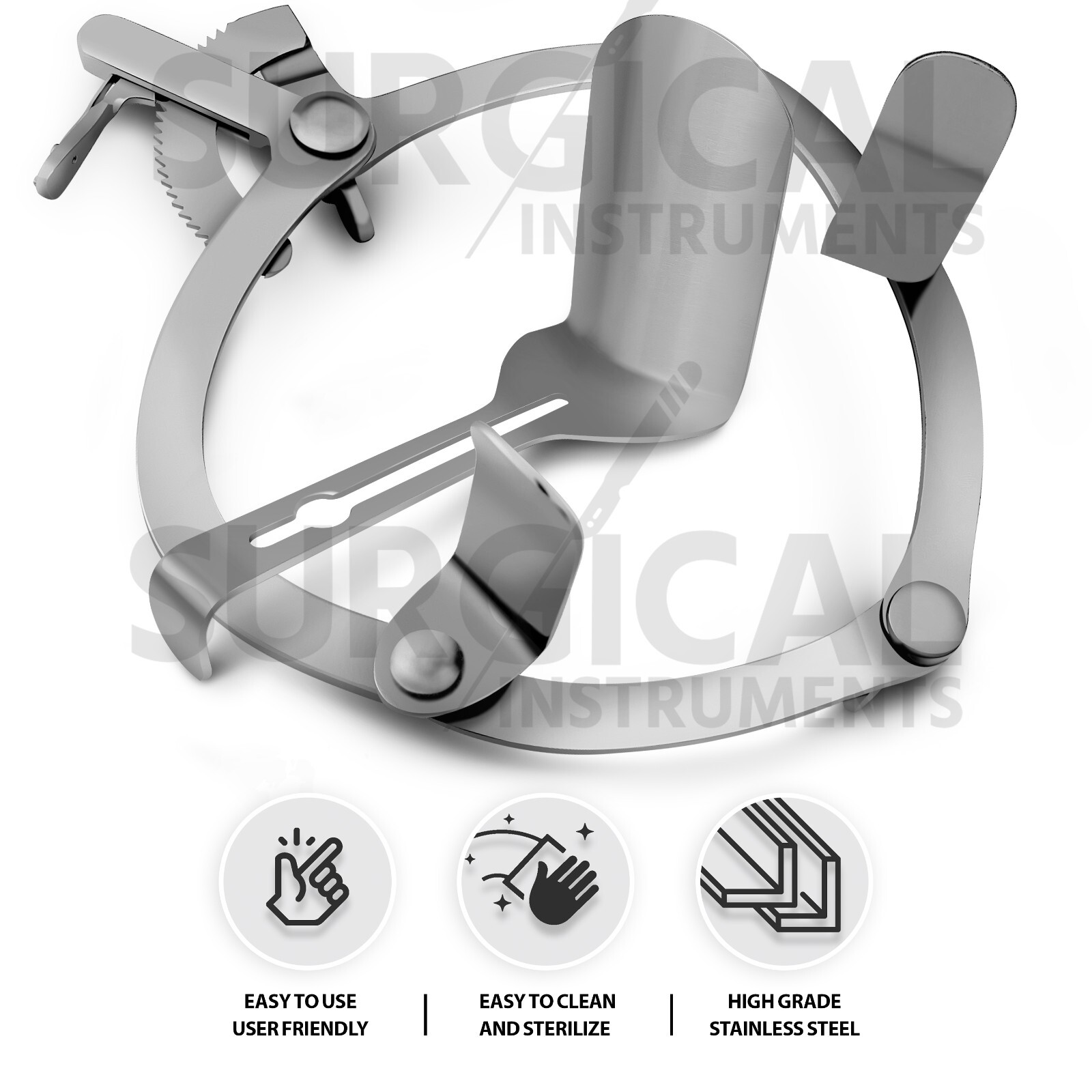 O’sullivan-O’connor Abdominal Retractor, Large with 3 Interchangeable Blades