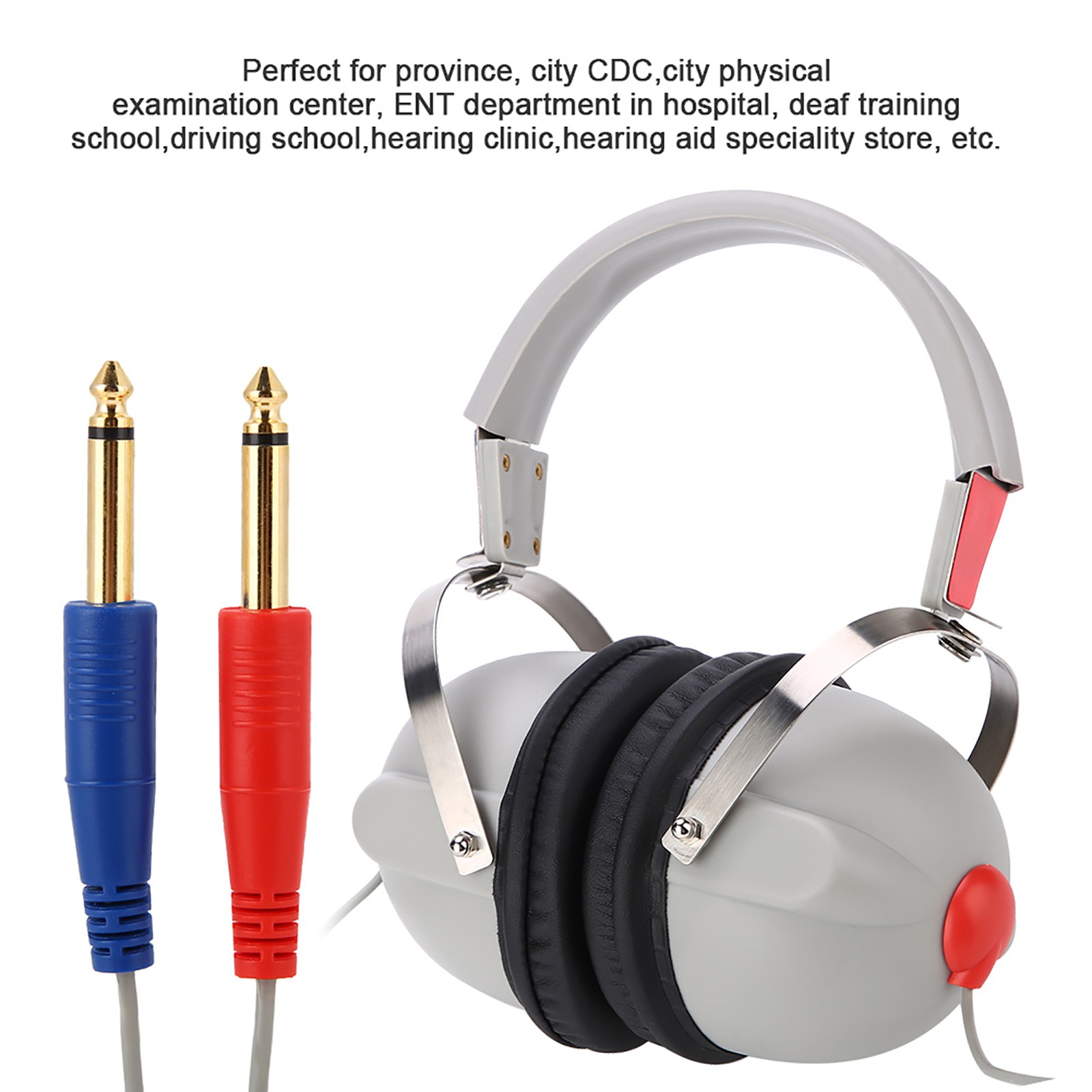 ˜Telephonics TDH-39 Audiometer Audiometric Hearing Screening Headset Headphone