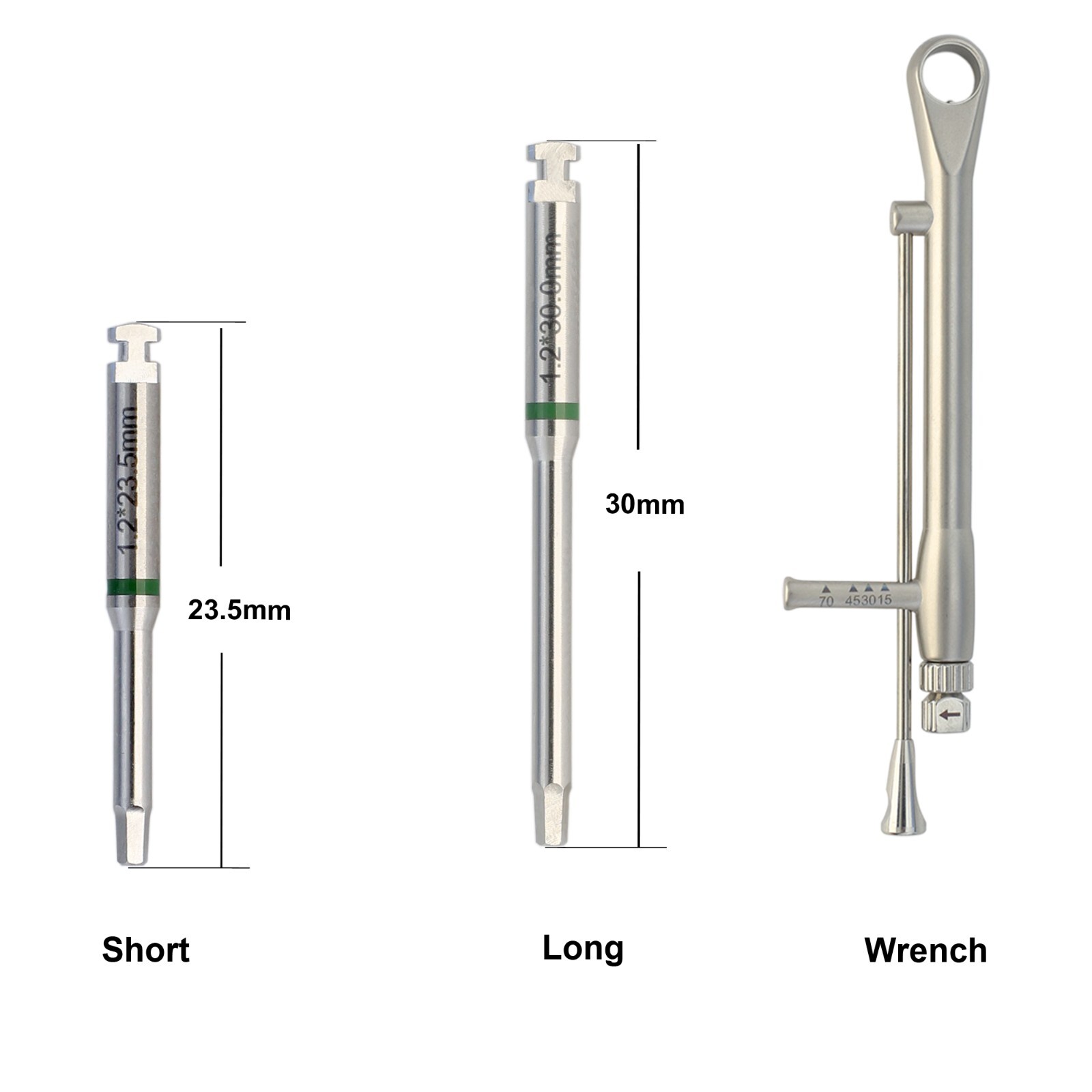 Implant Screwdriver Hex Driver Latch Dental Torque Wrench Prosthetic Kit Zimmer