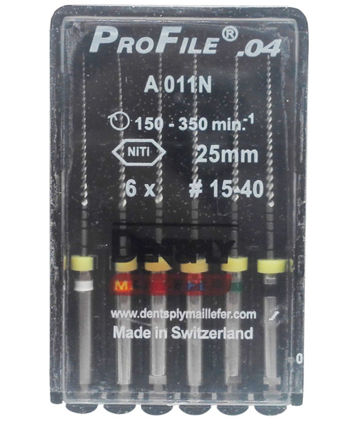 DENTSPLY Endodontic Rotary Files ProFile 6/Box