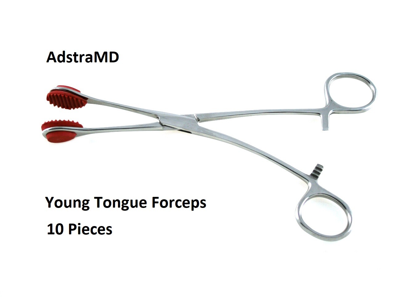 10 Young Tongue Forceps Surgical Medical Oral Instruments
