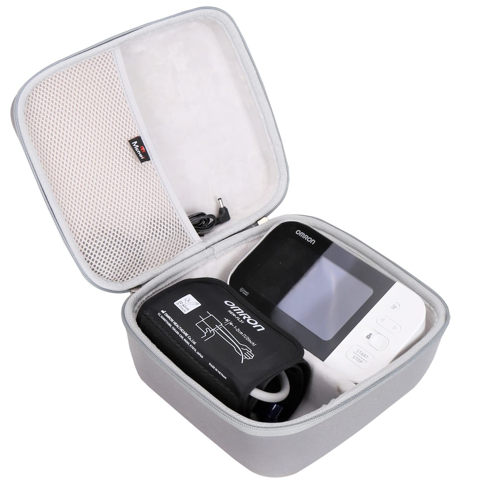 Mchoi Hard Storage Case Compatible with OMRON 9.6*8.6*4.3 inches, Grey