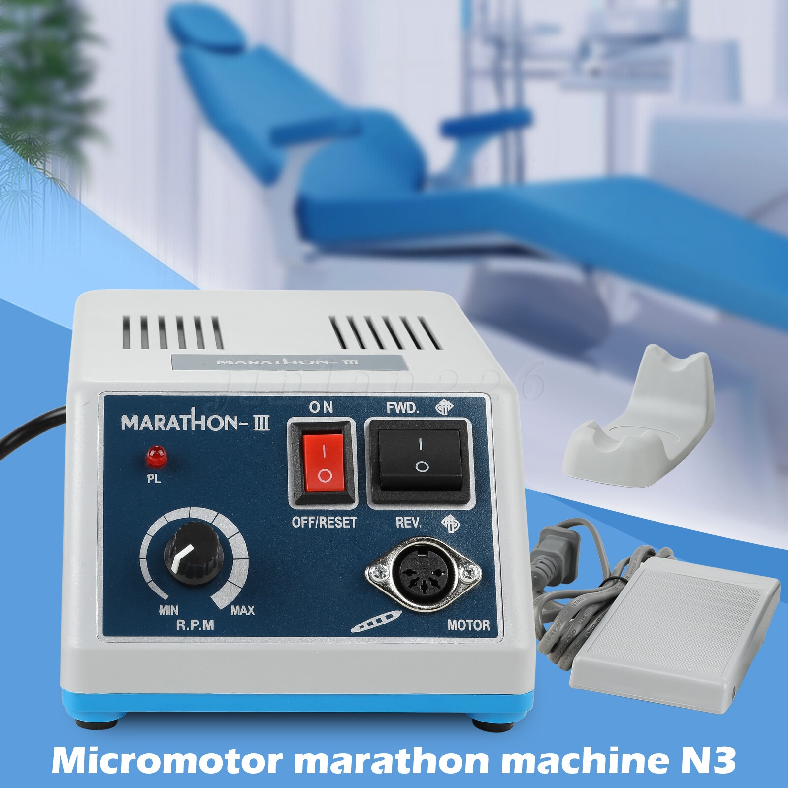 Dental Lab Marathon III Micromotor Polishing N3 Unit / 35K RPM Handpiece