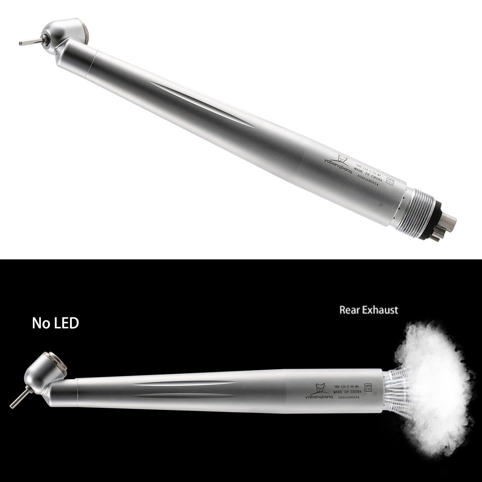 Dental 45 Degree Surgical High Speed Handpiece Push Button 4Hole yabangbang WCA4