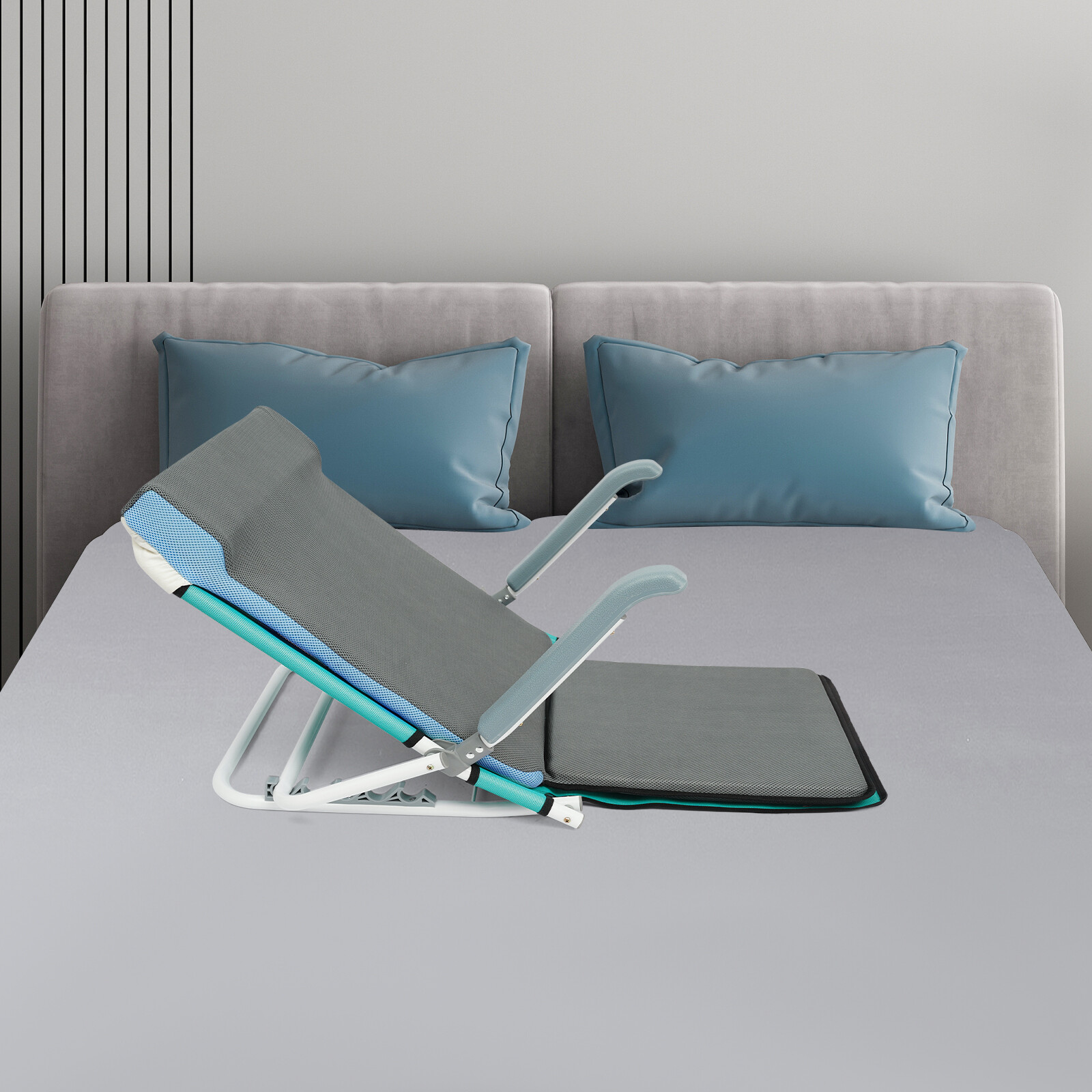 Adjustable Bed Backrest Portable Folding Backrest Lifting Bed Backrest US