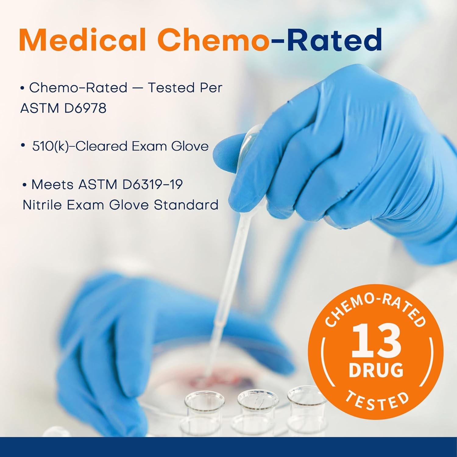 Supmedic Medical Soft Max™ Nitrile Exam Gloves, 100 Count Latex-Free Powder-Free